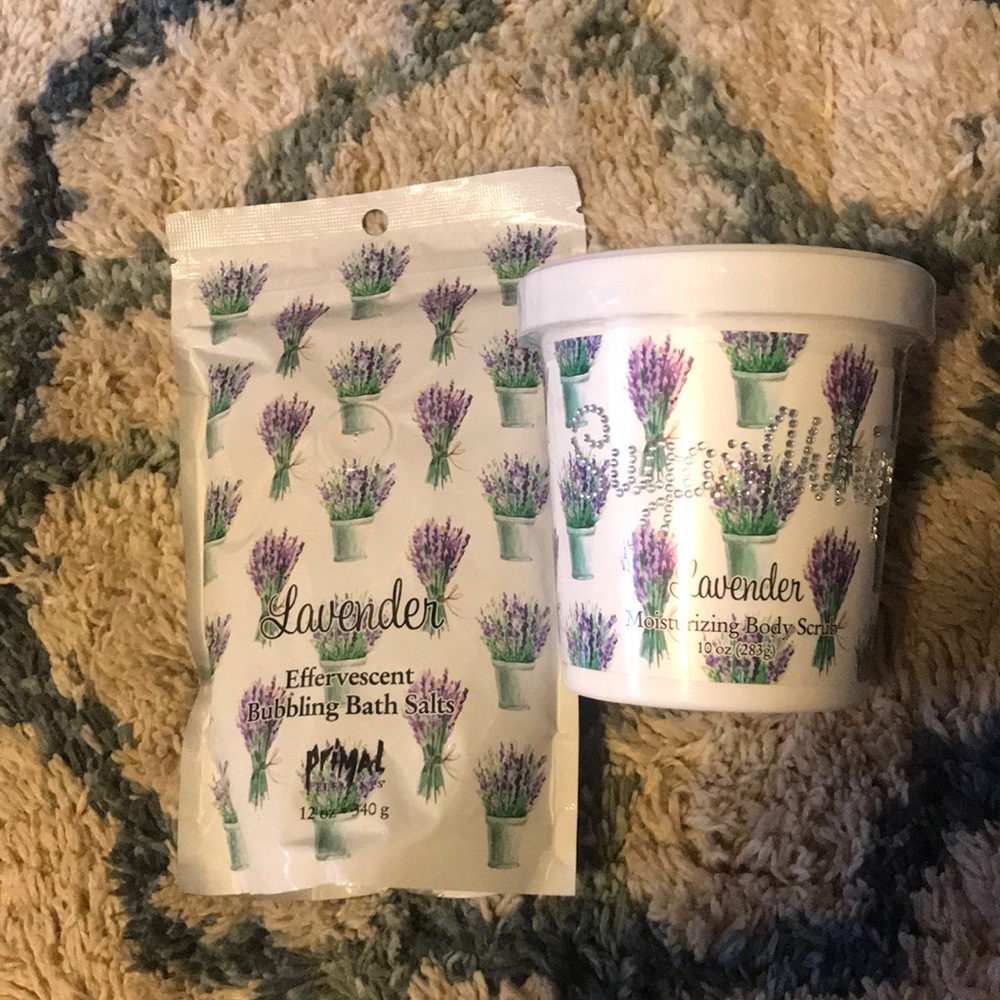 Primal elements bath salts and body scrub